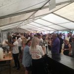 Bustling Marquee Event Bar