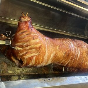 Hog Roast - Cooking on the Spit