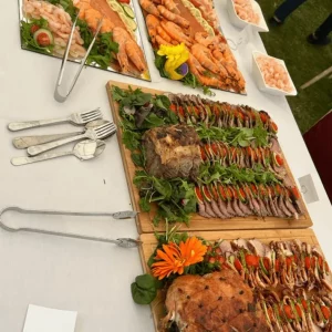 Example cold meat buffet options